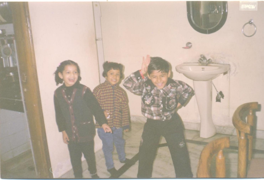 Me and my cousins as kids